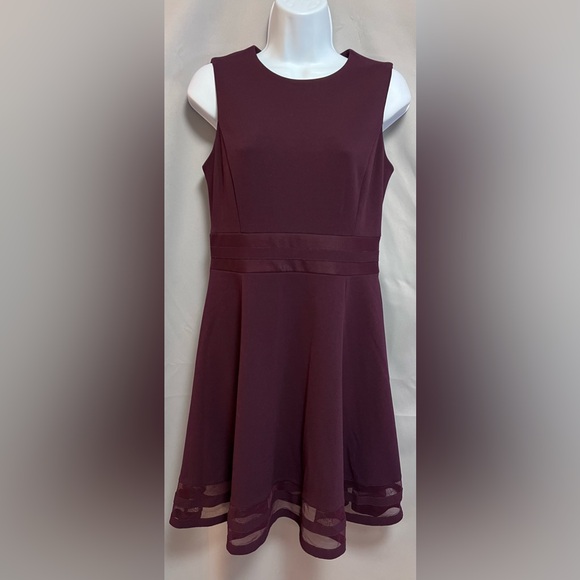 Calvin Klein Dresses & Skirts - Calvin Klein Dress Womens 8P  Round Neck Fit & Flare Sleeveless‎ A-line Zip